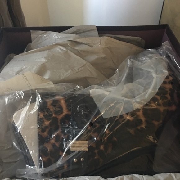 Enzo Anglioini leopard Ponyhair boots ‘NEW’ - Picture 7 of 8